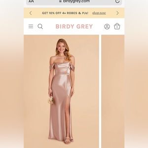 Birdy Grey Mia Convertible Bridesmaid Dress in Taupe